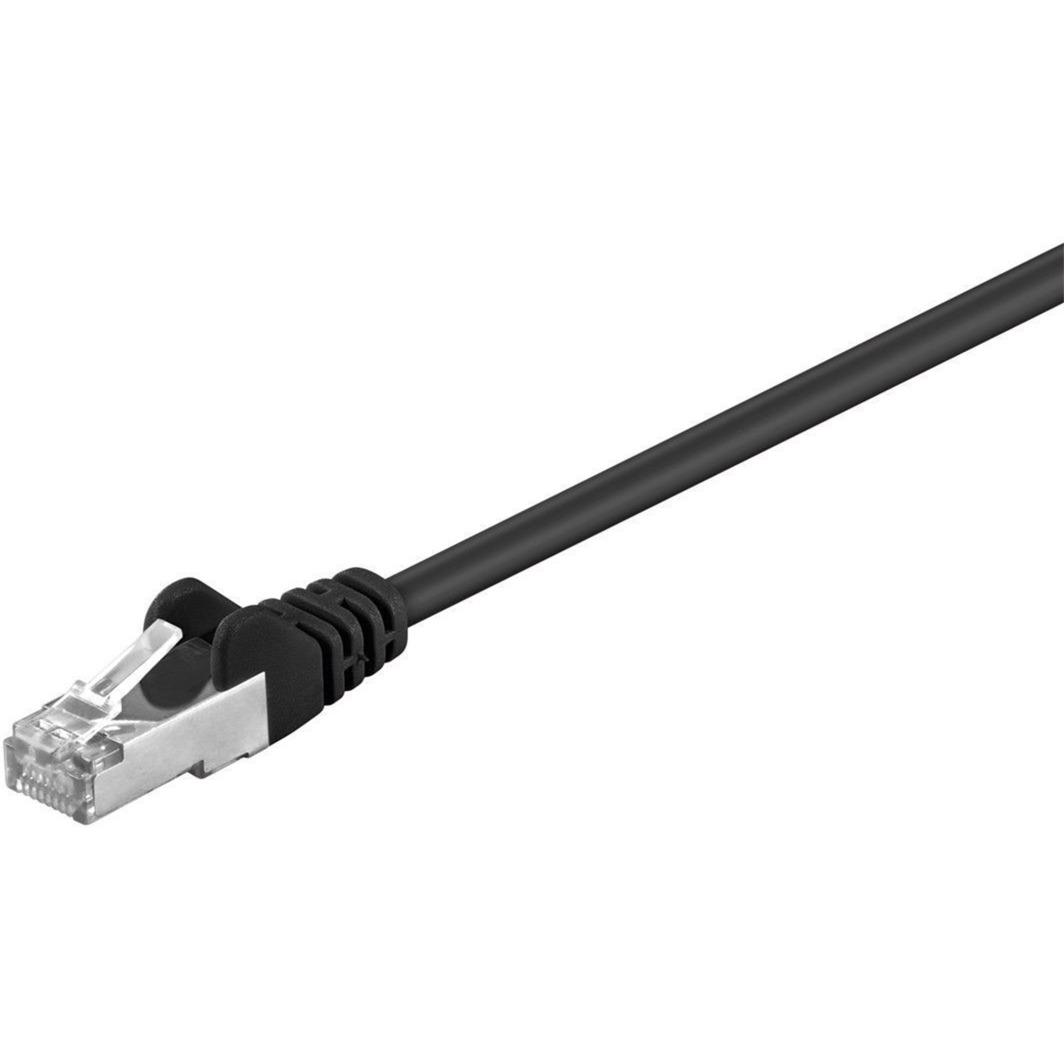 CAT 5-100 SFTP Black 1m Czarny kabel sieciowy