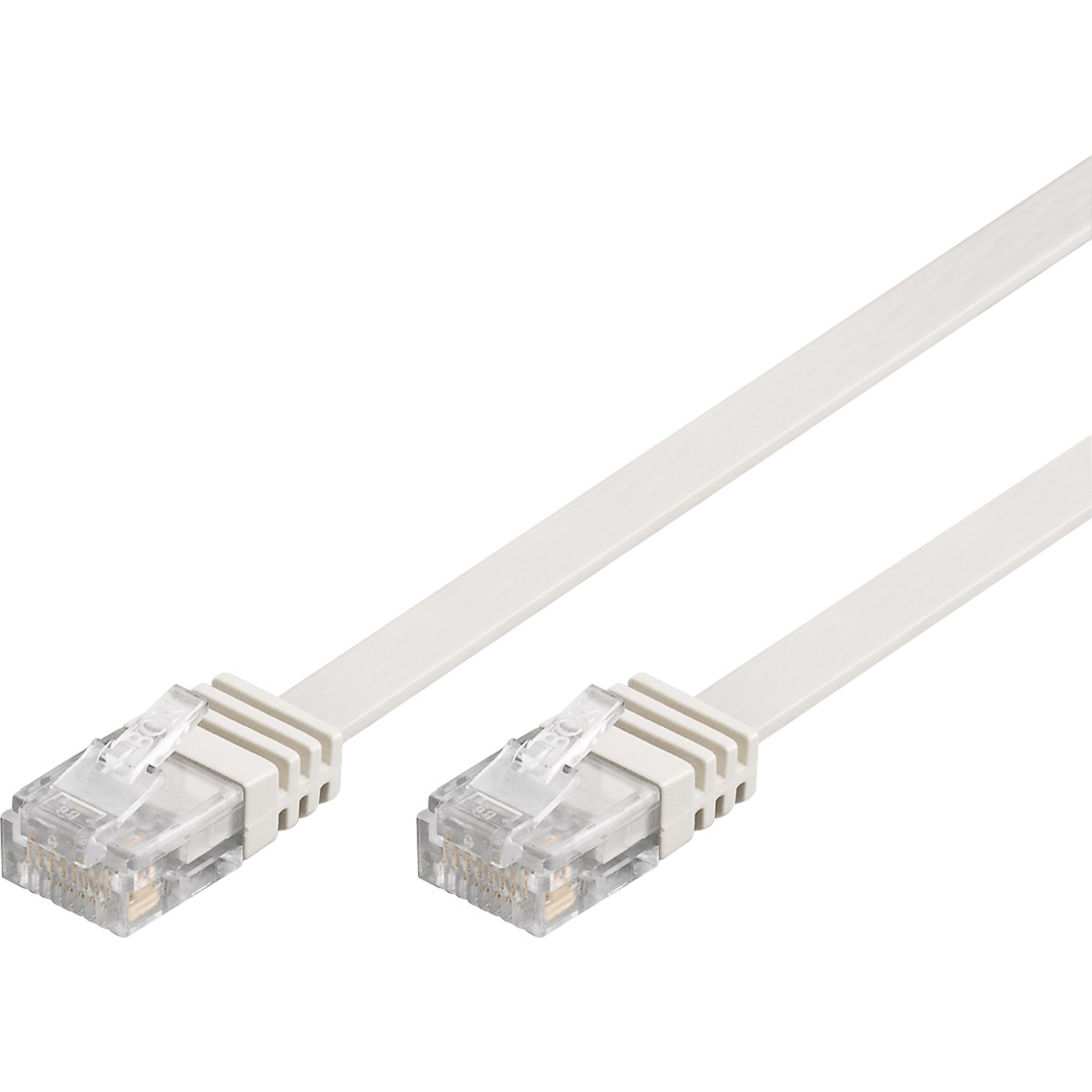 Cat5e Flat 5-050 0.50m Biały 0.5m kabel sieciowy