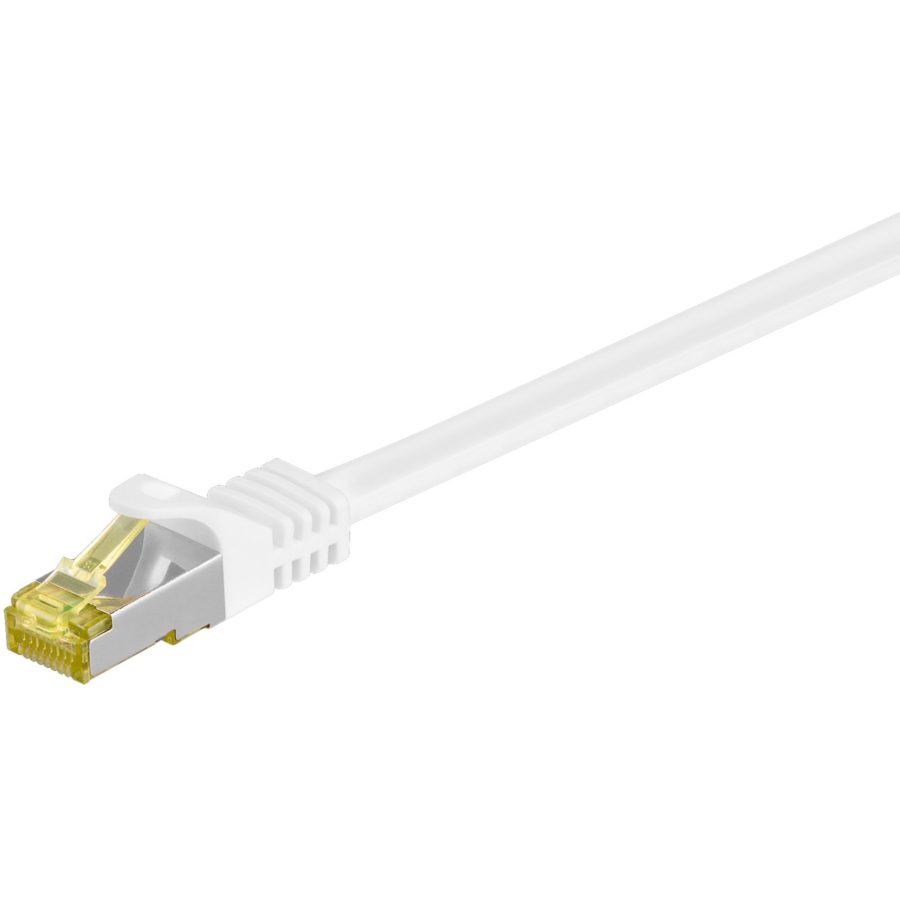 RJ-45 CAT7 0.5m kabel sieciowy 0,5 m S/FTP (S-STP) Biały