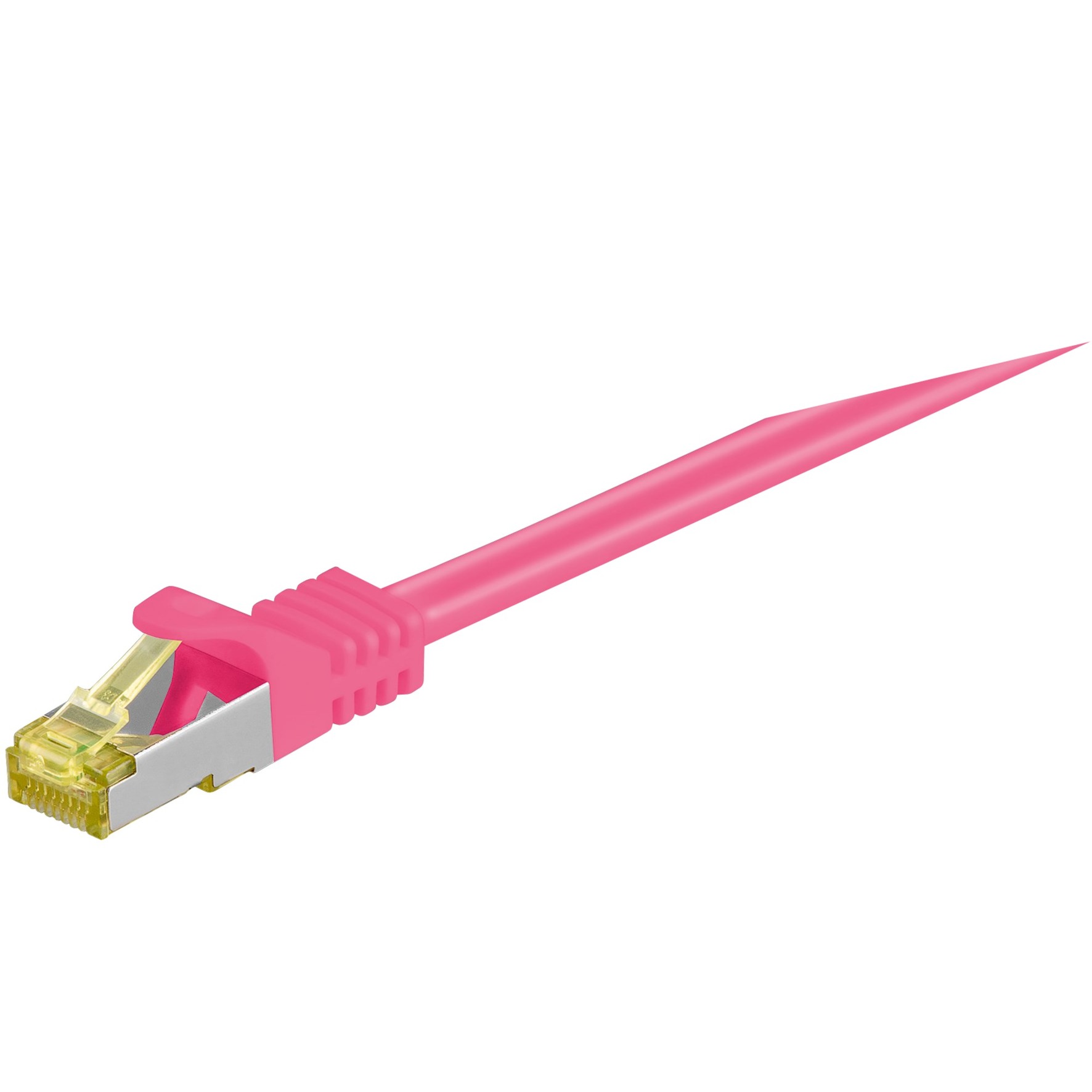 RJ-45 CAT7 1m kabel sieciowy S/FTP (S-STP) Purpurowy