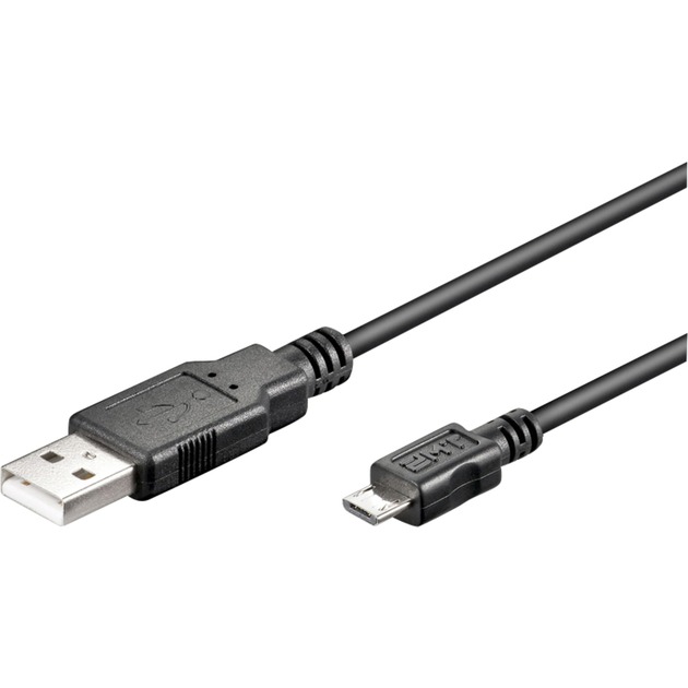 USB micro-B 180, 1.8m kabel USB 1,8 m Micro-USB B USB A Męska Czarny