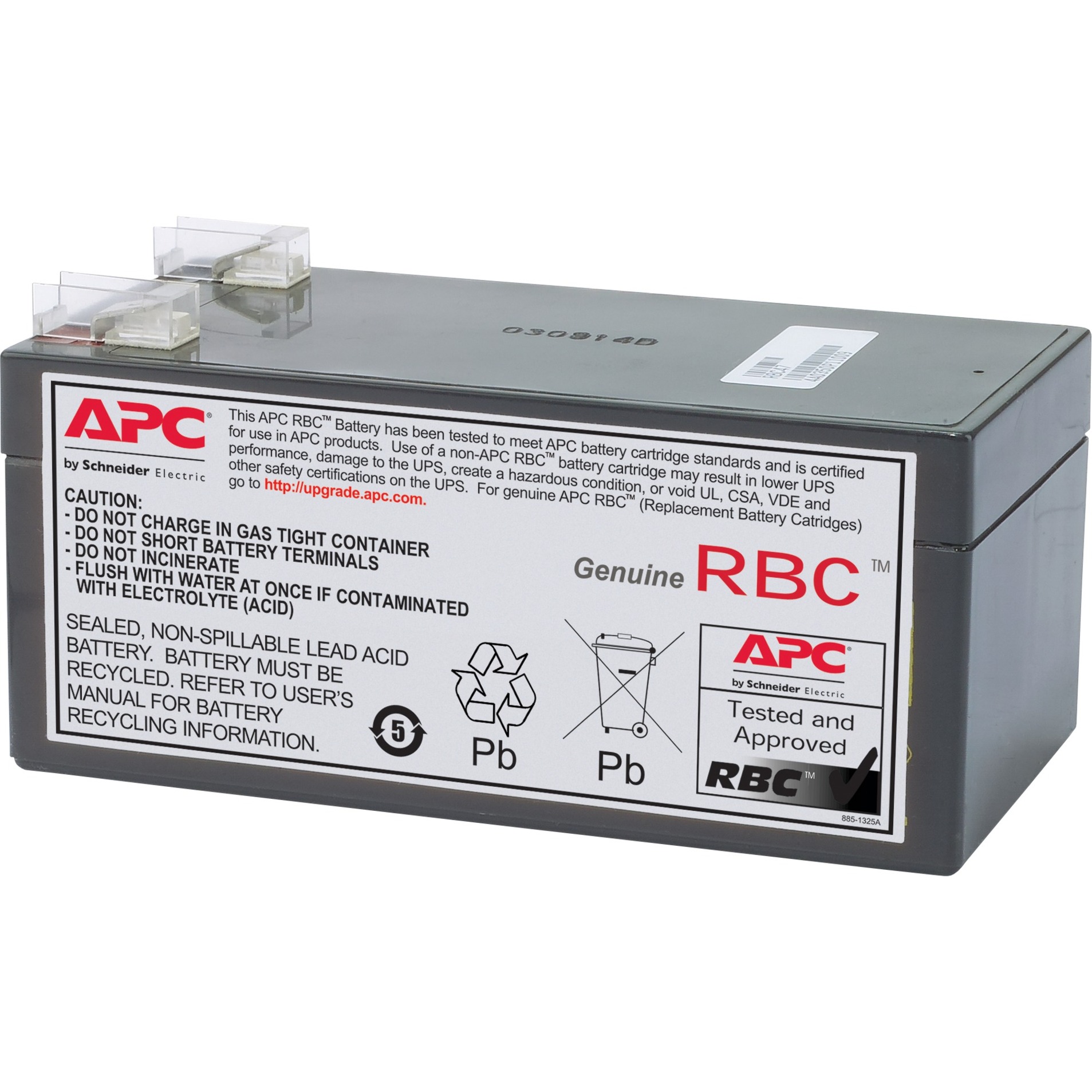 RBC47 ładowarka akumulatorów, Bateria
