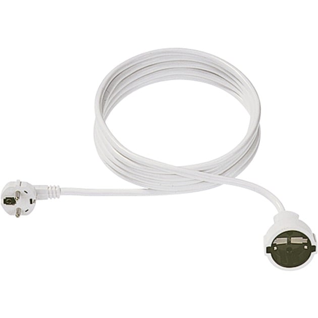 3m Schuko H05VV­F 3G 1.50mm2 3m Biały kabel zasilające