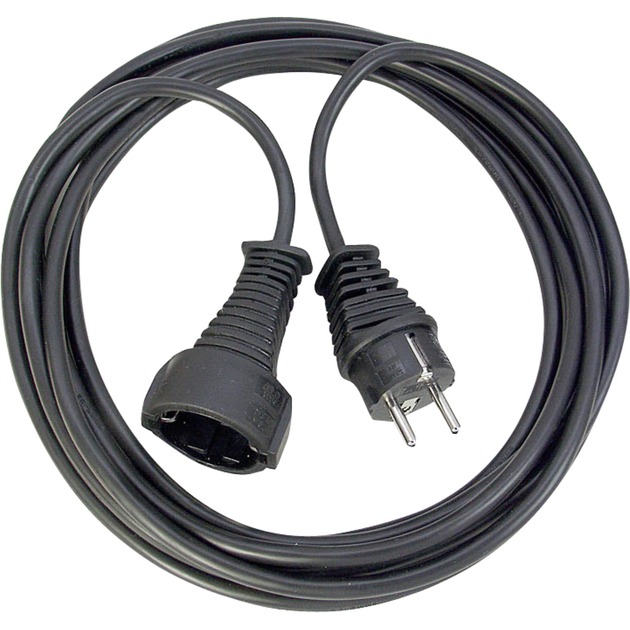 1165430 3m Czarny kabel zasilające, Przedłużacz