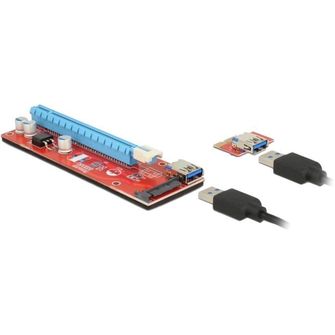 41423 adapter Wewn?trzny PCI,SATA,USB 3.0, Karta typu riser