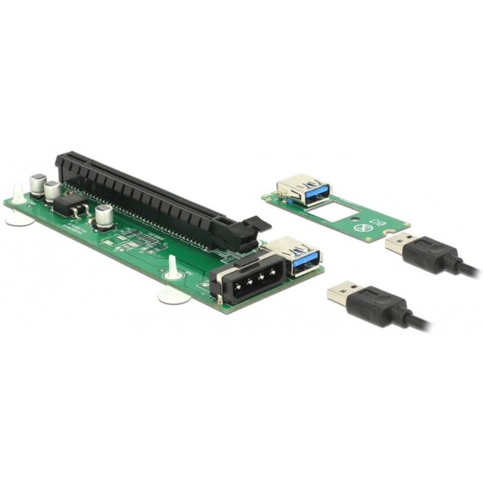 41428 adapter Wewn?trzny PCIe, USB 3.0, Karta typu riser