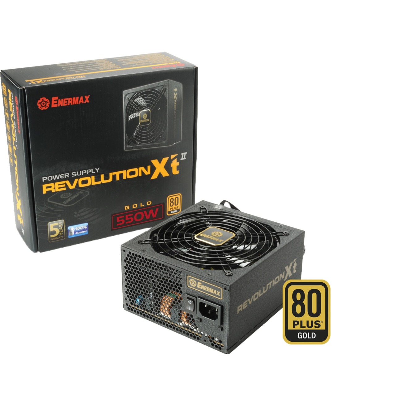 Revolution X't II modu? zasilaczy 550 W ATX Czarny, Zasilacz sieciowy do komputera