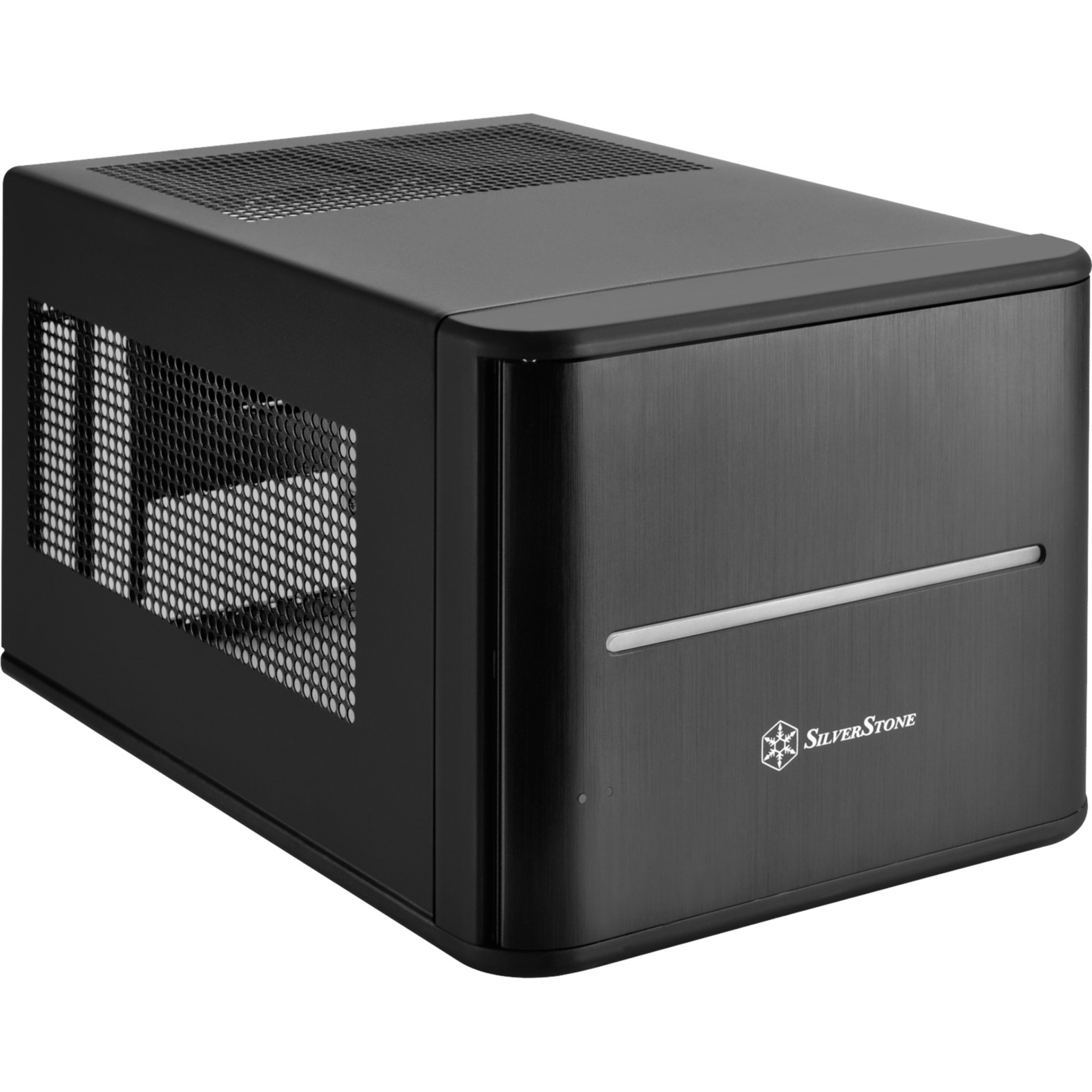 SST-CS280B zabezpieczenia & uchwyty komputerów Czarny, Obudowa Desktop
