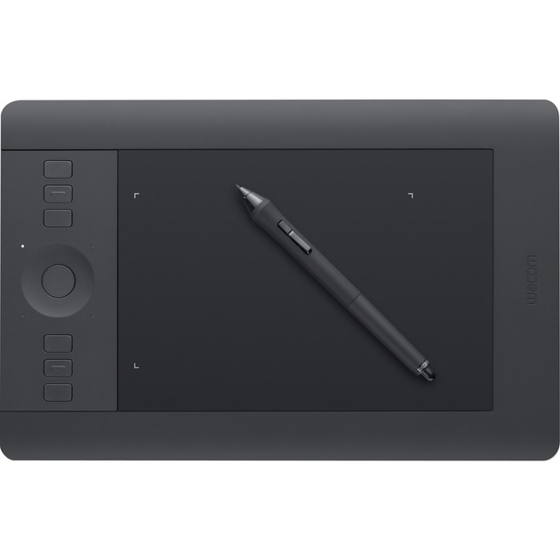 Intuos Pro S, DE & IT tablet graficzny 5080 linii na cal 158 x 98 mm USB Czarny