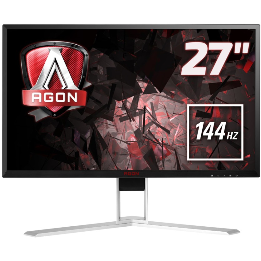 Gaming AG271QX monitor komputerowy 68,6 cm (27") Wide Quad HD LED (Dioda elektroluminescencyjna) P?aski Czarny, Czerwony, LED monitor