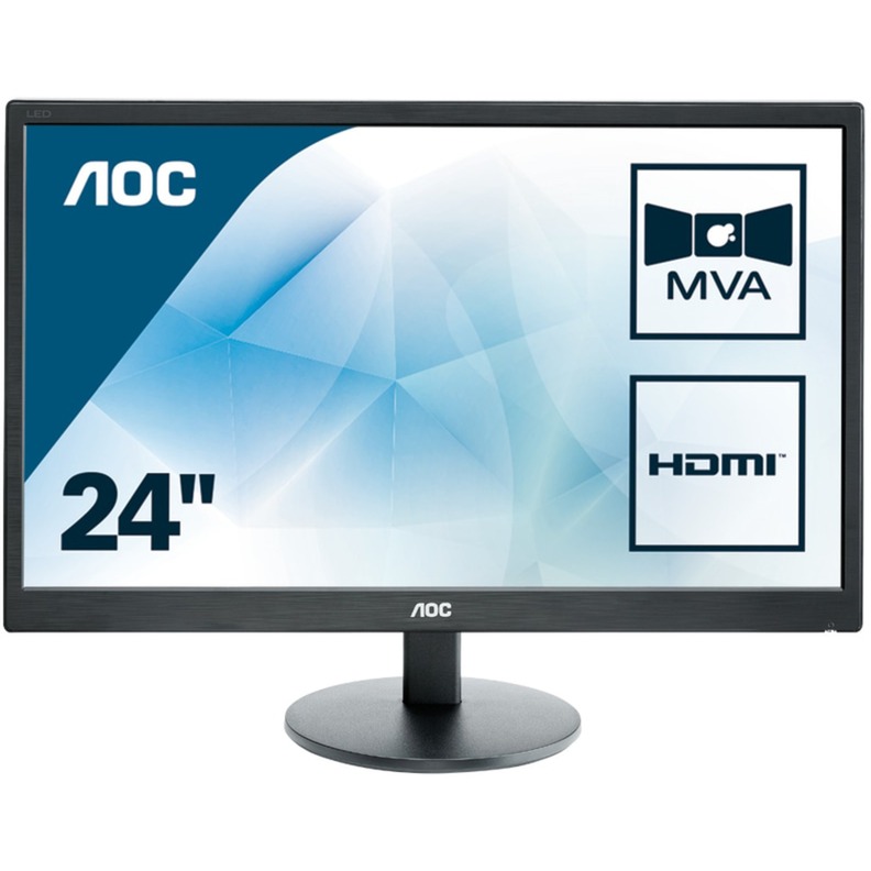 Value-line M2470SWH LED display 59,9 cm (23.6") Full HD LED (Dioda elektroluminescencyjna) Czarny, LED monitor