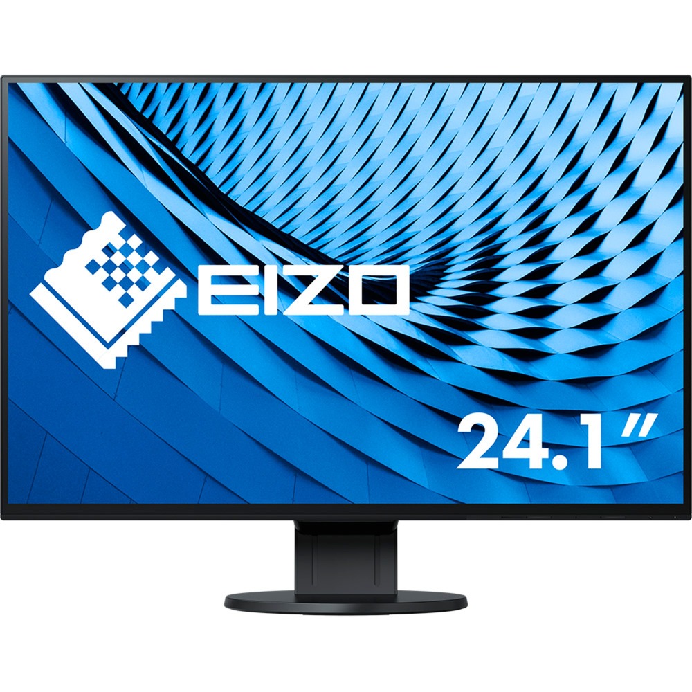 FlexScan EV2456 monitor komputerowy 61,2 cm (24.1") Full HD LED (Dioda elektroluminescencyjna) Płaski Czarny, LED monitor