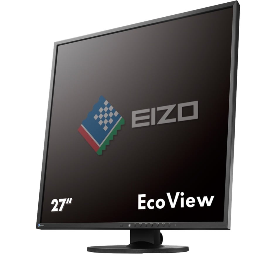 FlexScan EV2730Q monitor komputerowy 67,3 cm (26.5") Full HD LED (Dioda elektroluminescencyjna) Płaski Czarny, LED monitor
