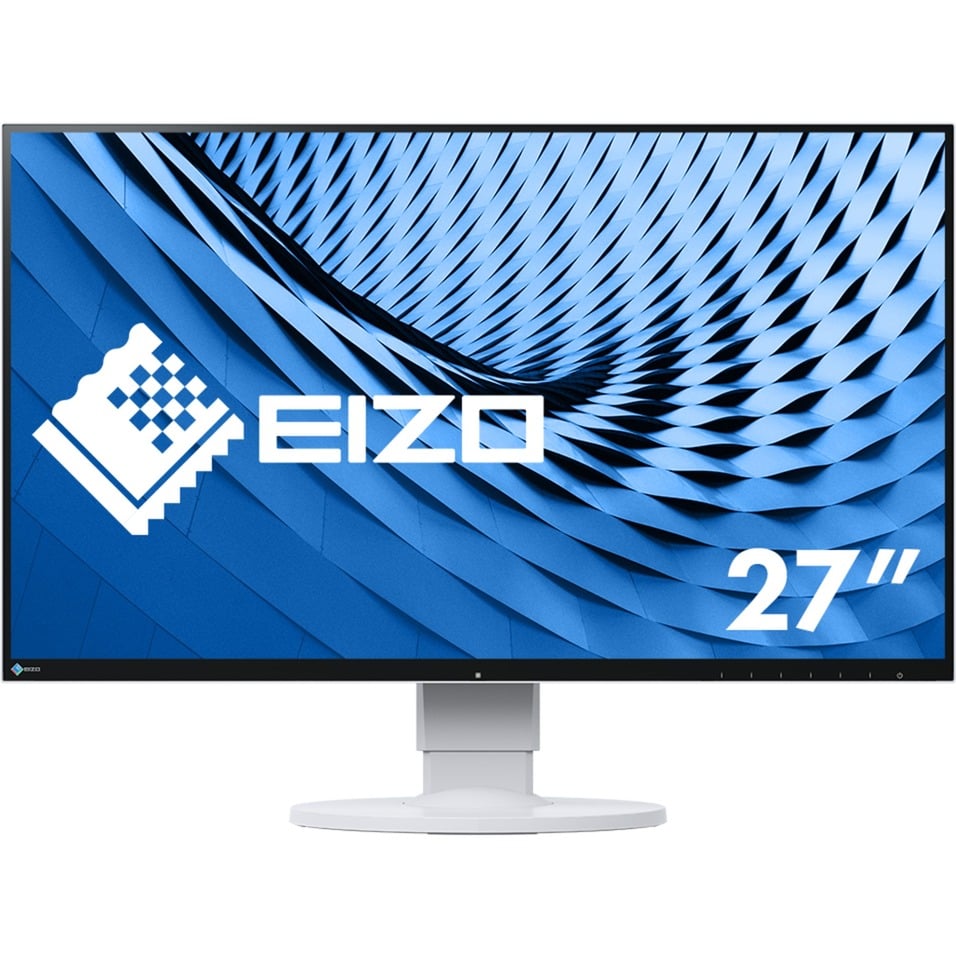 FlexScan EV2780 LED display 68,6 cm (27") Wide Quad HD LED (Dioda elektroluminescencyjna) Płaski Biały, LED monitor