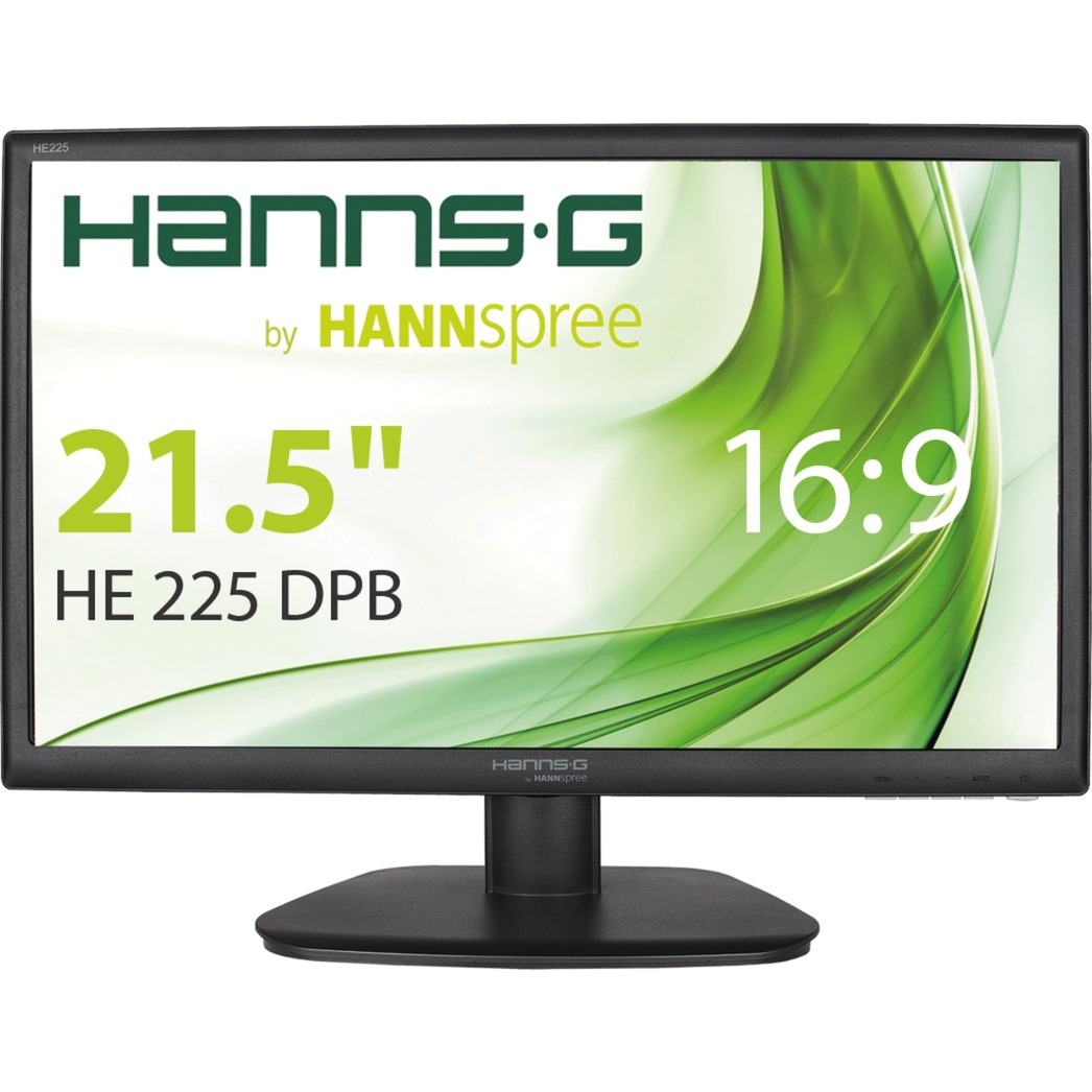 Hanns.G HE225DPB monitor komputerowy 54,6 cm (21.5") Full HD LCD Czarny, LED monitor