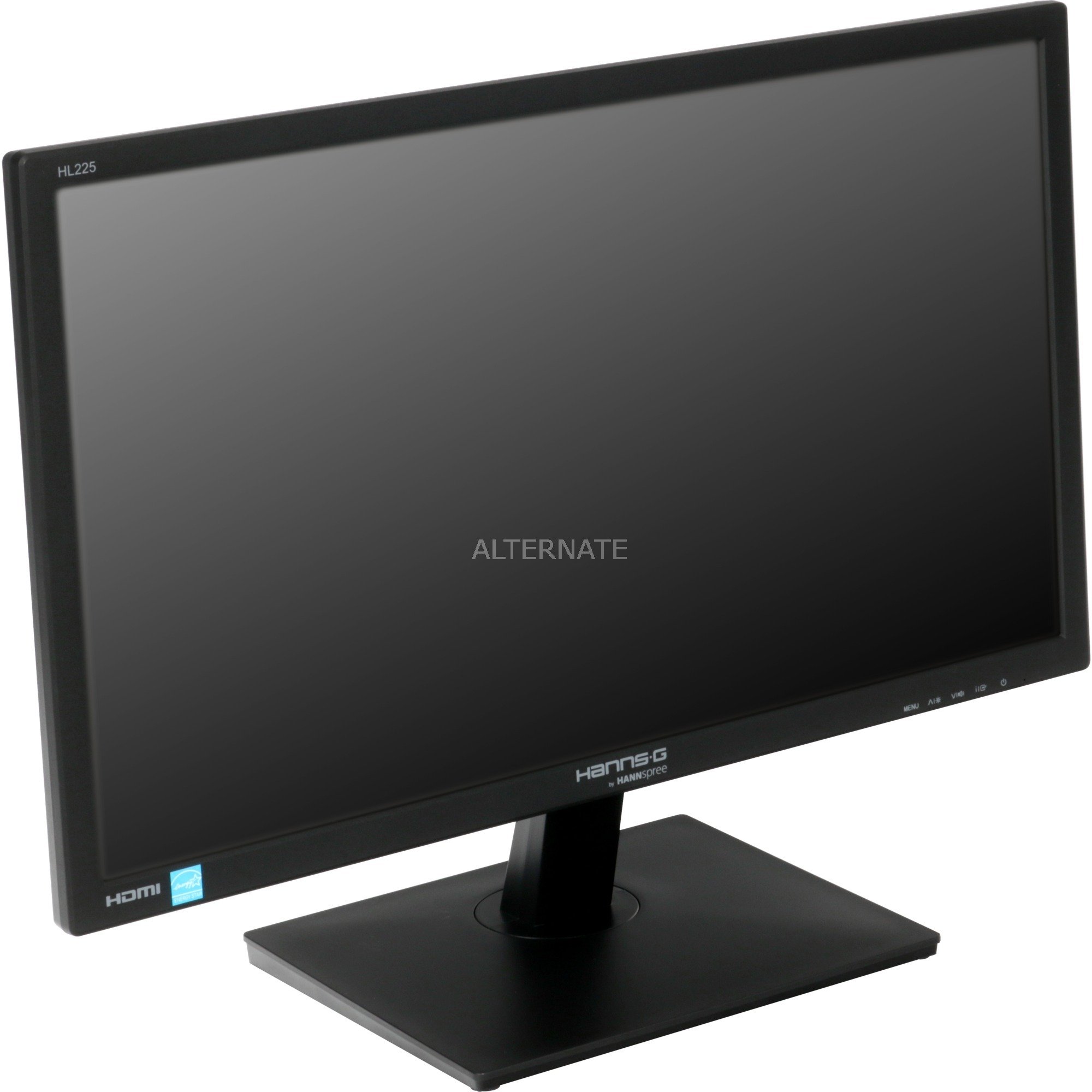 Hanns.G HL 225 HPB monitor komputerowy 54,6 cm (21.5") Full HD LCD Płaski Czarny, LED monitor
