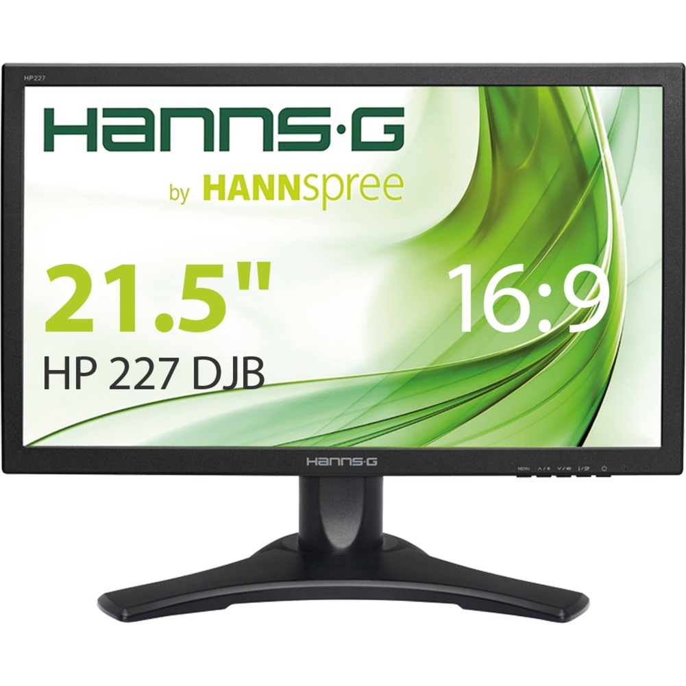 Hanns.G HP227DJB LED display 54,6 cm (21.5") Full HD Matowy Czarny, LED monitor