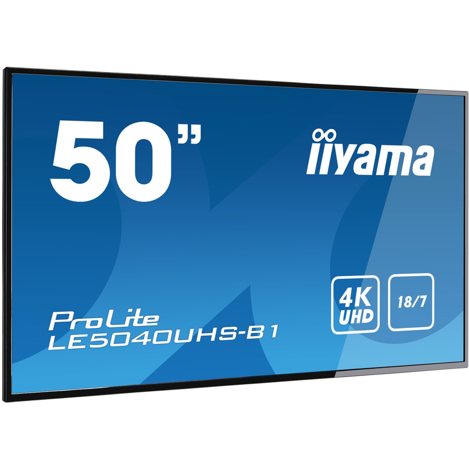 LE5040UHS-B1 wyświetlacz znaków 127 cm (50") LED (Dioda elektroluminescencyjna) 4K Ultra HD Digital signage flat panel Czarny, LED monitor