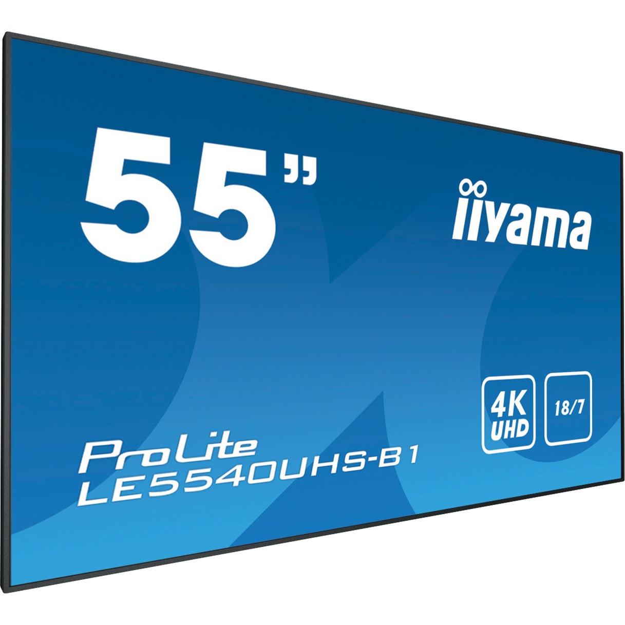 LE5540UHS-B1 wyświetlacz znaków 138,7 cm (54.6") LED (Dioda elektroluminescencyjna) 4K Ultra HD Czarny