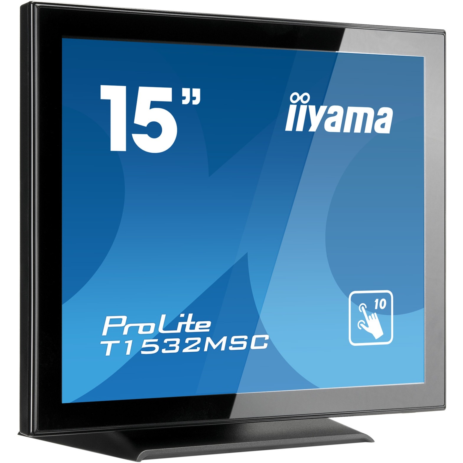 ProLite T1532MSC-B5X ekran dotykowy 38,1 cm (15") 1024 x 768 piksele Czarny Multi-touch, LED monitor
