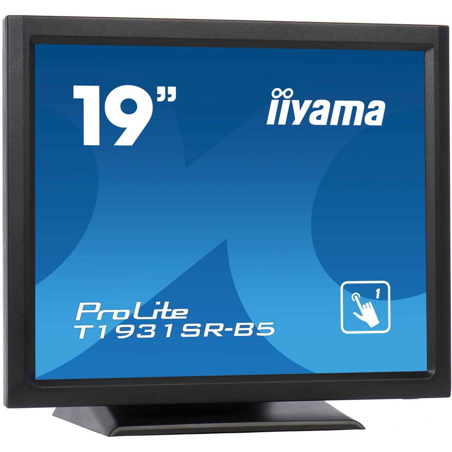 ProLite T1931SR-B5 ekran dotykowy 48,3 cm (19") 1280 x 1024 piksele Czarny Single-touch, LED monitor