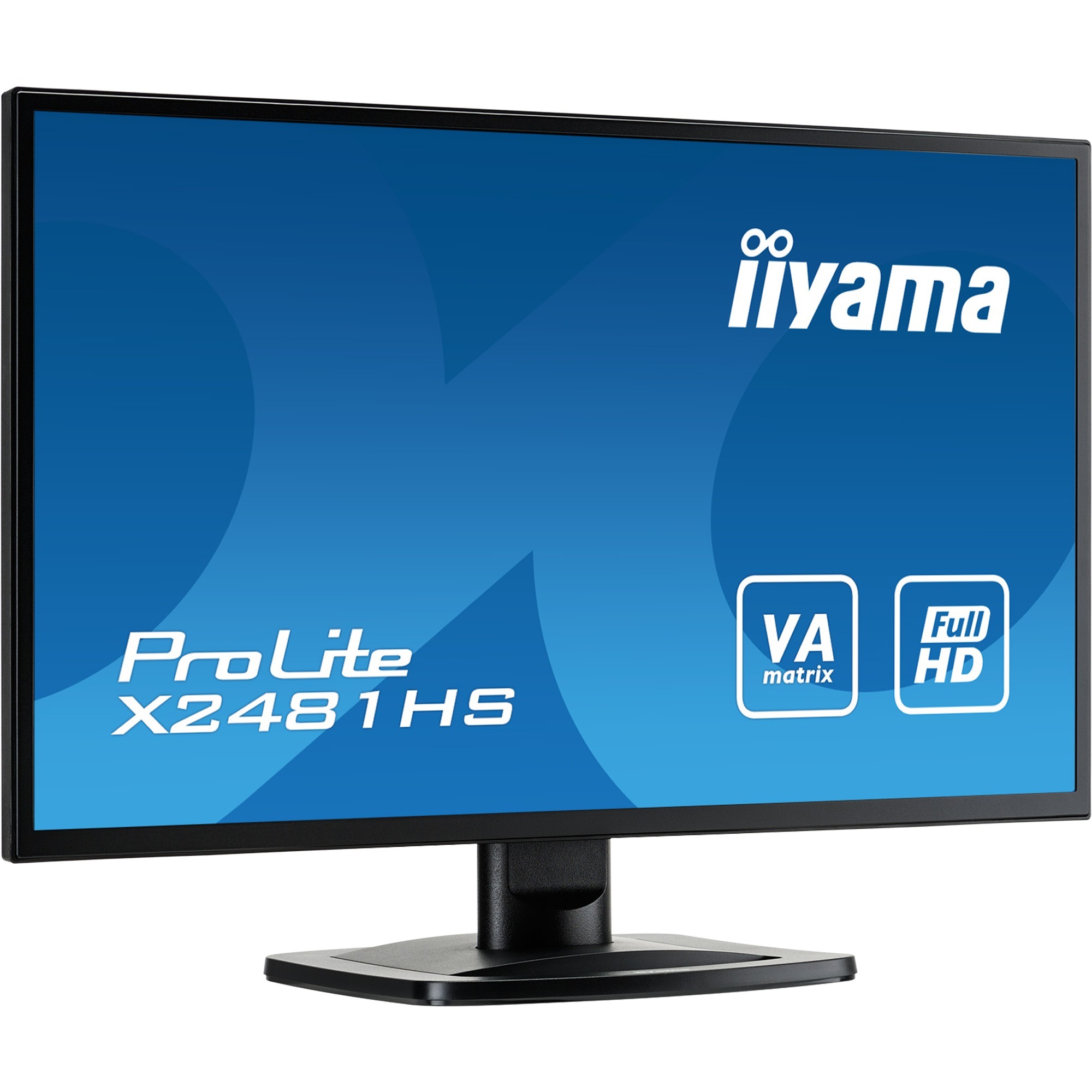 ProLite X2481HS-B1 LED display 59,9 cm (23.6") Full HD LED (Dioda elektroluminescencyjna) Płaski Matowy Czarny, LED monitor
