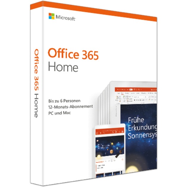 Office 365 Home 1 rok/lata Niemiecki, Oprogramowanie