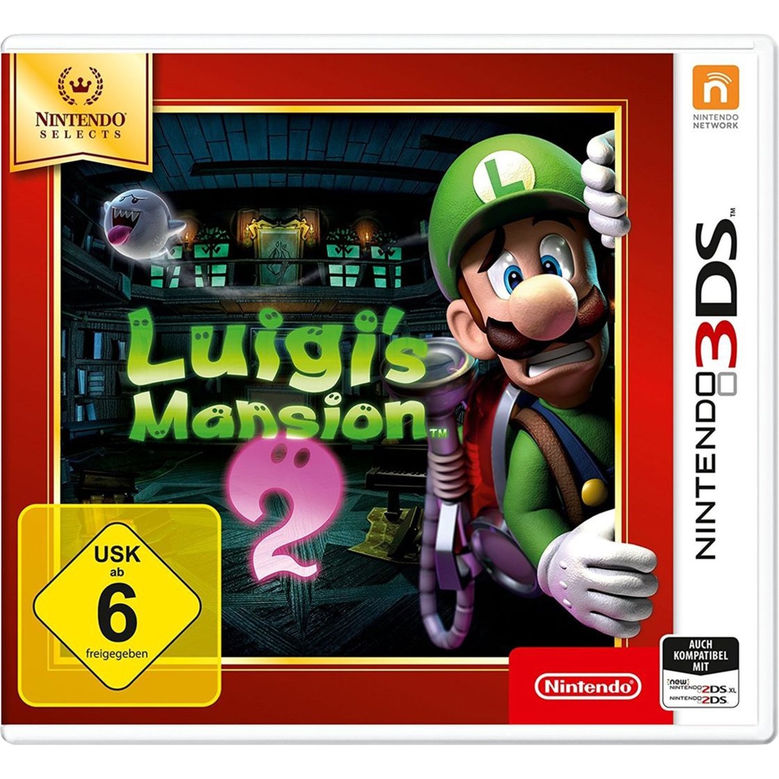 Luigi's Mansion: Dark Moon Podstawowy Nintendo 3DS Niemiecki gra komputerowa