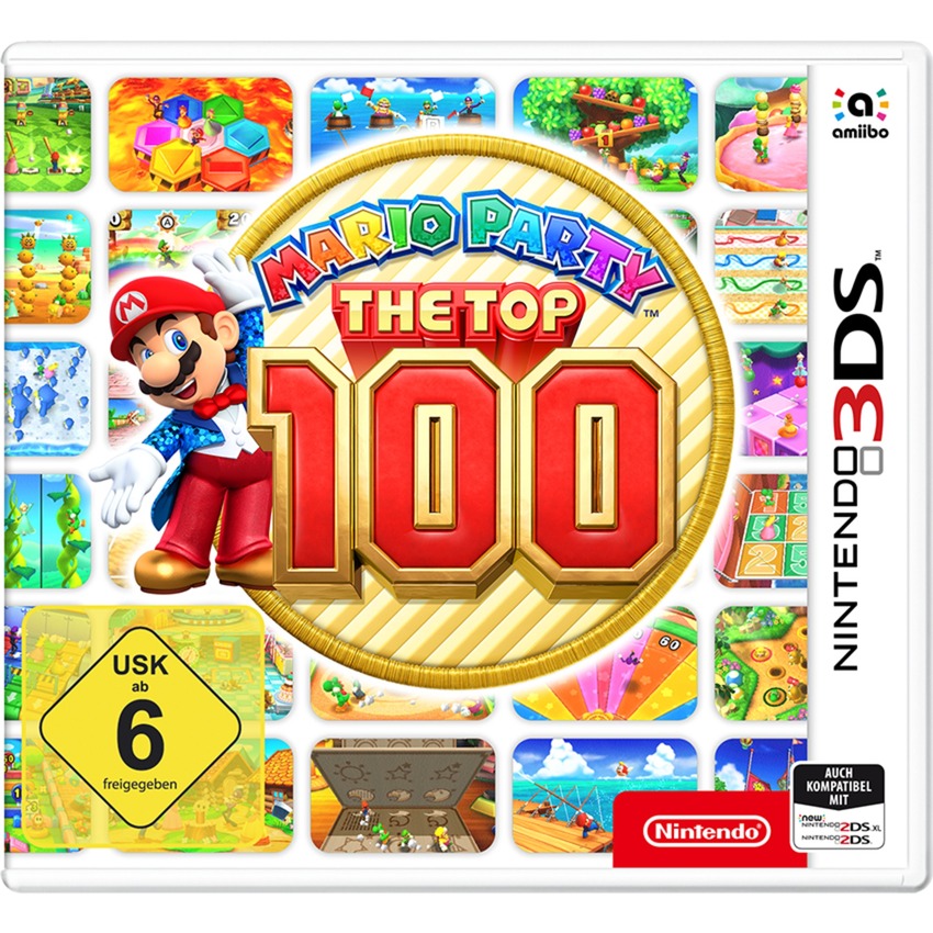 Mario Party: The Top 100 Podstawowy Nintendo 3DS New Wielojęzyczny gra komputerowa