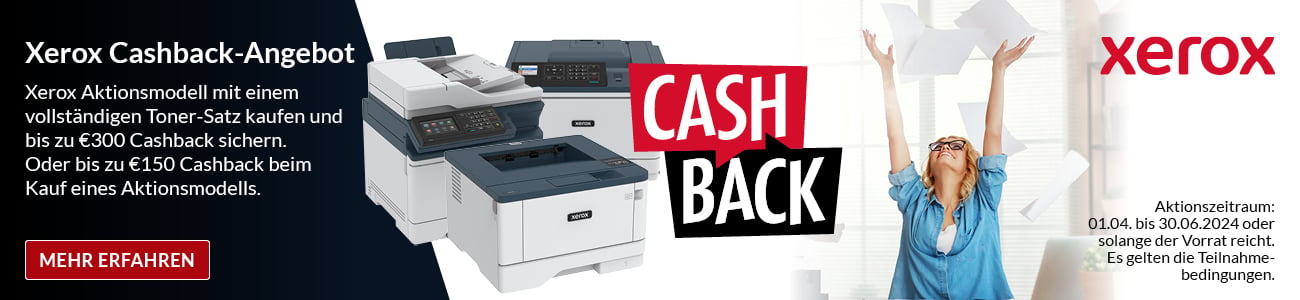 Xerox Cashback-Aktion Q2 2024
